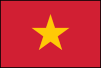 Bandera  República Democrática de Vietnam