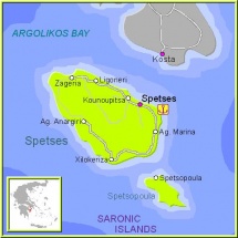 Ubicación de Isla de Spetses