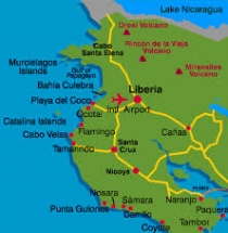 Mapa de Liberia, Guanacaste