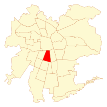 Mapa de la Comuna San Miguel