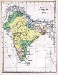Ubicación de Confederación Maratha