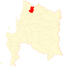 Mapa de la  Comuna  de Ninhue