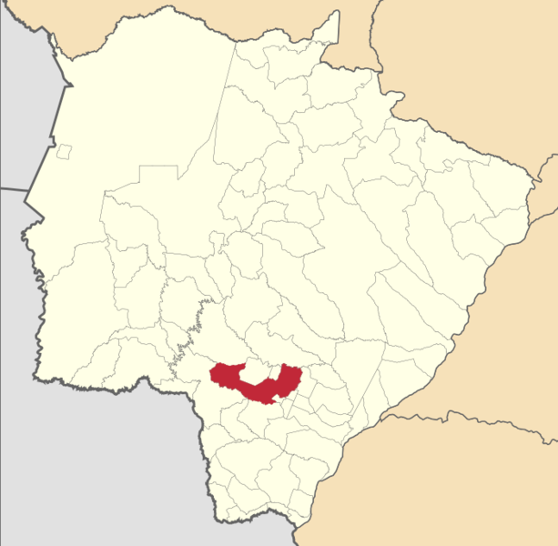 Archivo:Localización de Dourados.png