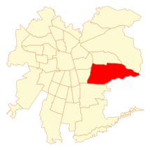 Mapa de la Comuna Peñalolén