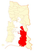 Mapa de la Comuna  Chaitén