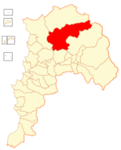 Mapa de la  Comuna  de Cabildo