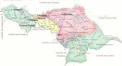 Ubicación en el mapa del cantón de Mora