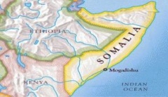 Ubicación de Mogadiscio