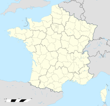Ubicación de Maustiers de Santa María en Francia
