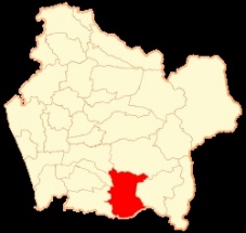 Mapa de la Comuna Villarrica