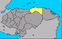 Mapa Departamento Colón