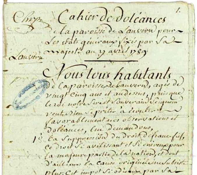 Archivo:Cahier doléances extrait.jpg