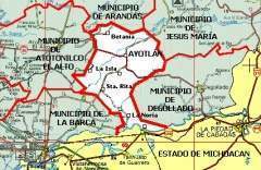 Mapa de Ayotlán