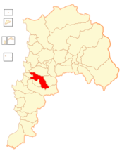 Mapa de la  Comuna  de Limache
