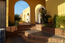 Patio interno de la Empresa ALDABA.