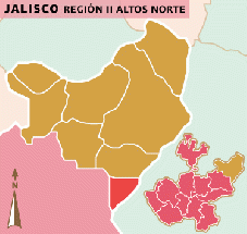 Mapa de San Diego de Alejandría