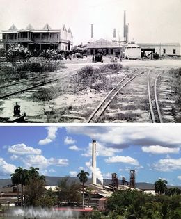Central Esperanza en 1914 y en 1990.jpg