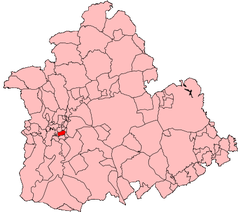 Ubicación de Mairena del Aljarafe (Sevilla)