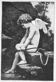 Cupido en la página 708 de la revista Die Gartenlaube (El cenador, Leipzig, 1894).