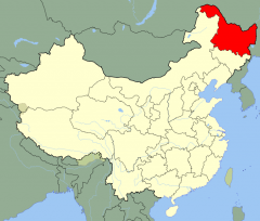 Mapa de Heilongjian