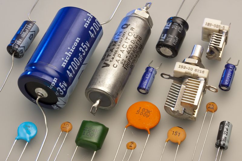 Archivo:Capacitors (7189597135).jpg