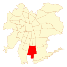 Mapa de la Comuna La Pintana