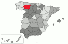 Ubicación del municipio de Molinaseca en la provincia de León.
