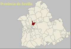 Ubicación de Alcalá del Río (Sevilla)