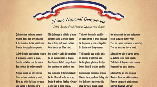 Himno Nacional De República Dominicana Ecured