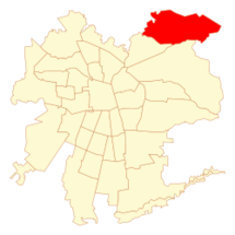 Mapa de la Comuna  Lo Barnechea