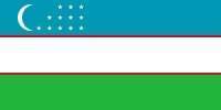 Bandera  Uzbekistán