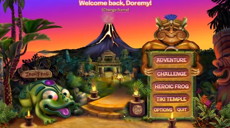 Archivo:Zuma's Revenge menu.jpg