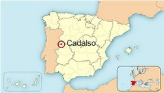 Ubicación de Cadalso de Gata en España