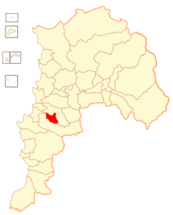 Mapa de la  Comuna  de Villa Alemana