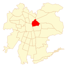 Mapa de la Comuna  Providencia