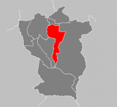 (1) Municipio Anzoátegui (2) Municipio Falcón (3) Municipio Girardot (4) Municipio Lima Blanco (5) Municipio Pao de San Juan Bautista (6) Municipio Ricaurte (7) Municipio Rómulo Gallegos (8) Municipio San Carlos (9) Municipio Tinaco