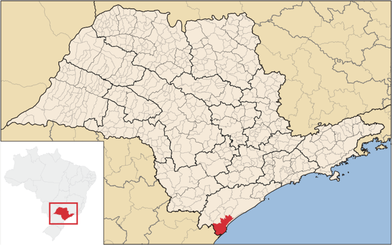 Archivo:Localización de Cananéia.png