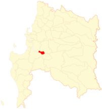 Mapa de la  Comuna  de San Rosendo