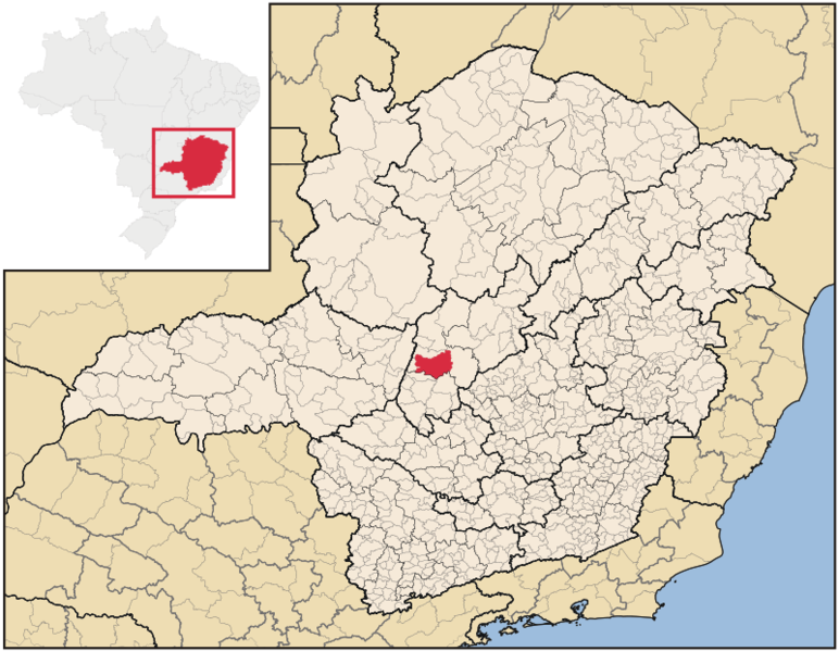 Archivo:Localización de Abaeté.png