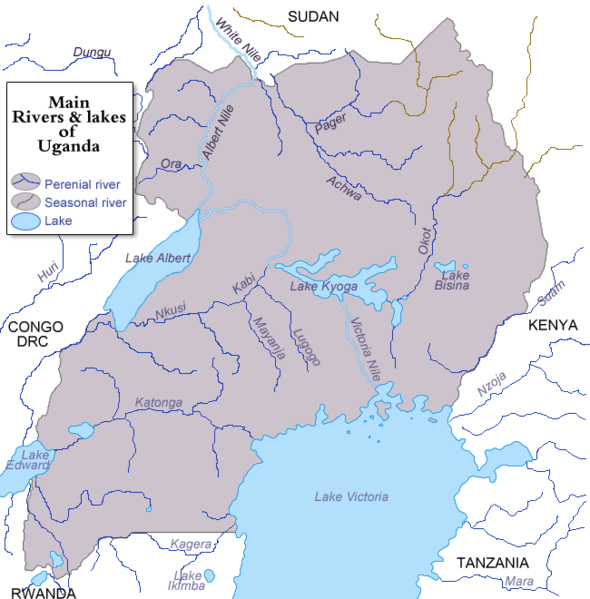 Archivo:Rivers and lakes of Uganda.png