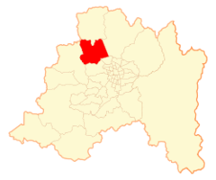 Mapa de la Comuna Lampa