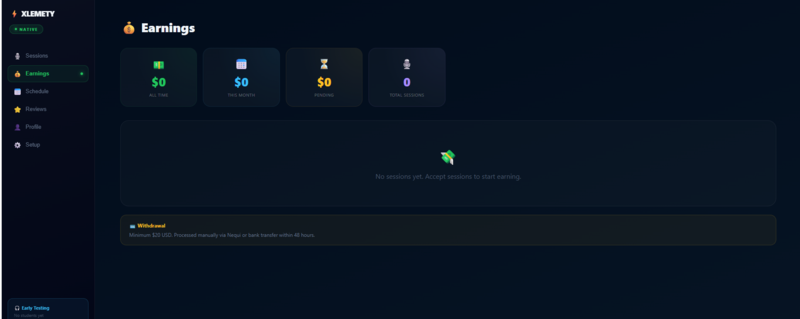 Archivo:XLEMETY Native Mentor Dashboard.png