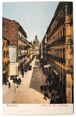 Antonio Candalija y Uribe. Calle Alfonso I hacia 1900 (Zaragoza).jpg