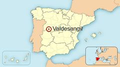 Ubicación de Valdesangil en España
