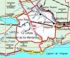 Mapa de ixtlahuacan-de-los-membrillos