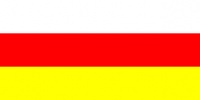 Bandera  de Osetia del Sur