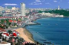 Vista de la ciudad china de Yantai.jpg