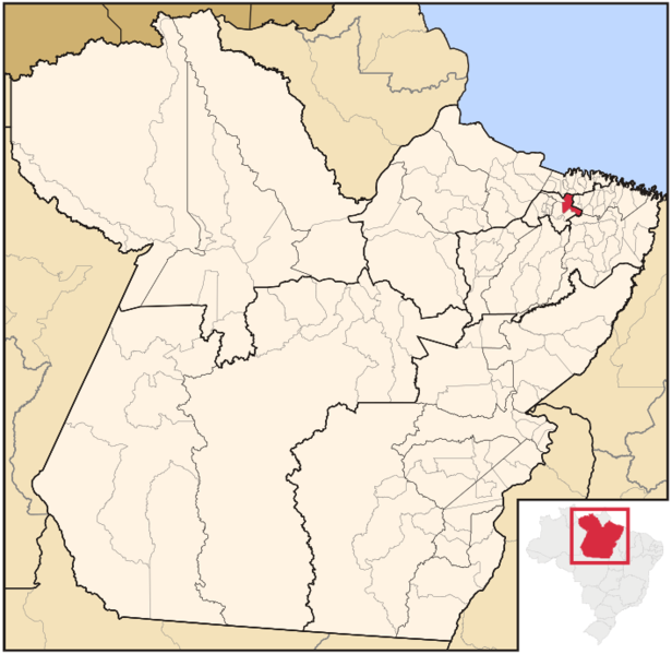Archivo:Localización de Castanhal.png