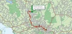 Ubicación en el mapa del Parque Natural