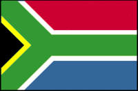 Bandera  de Sudáfrica